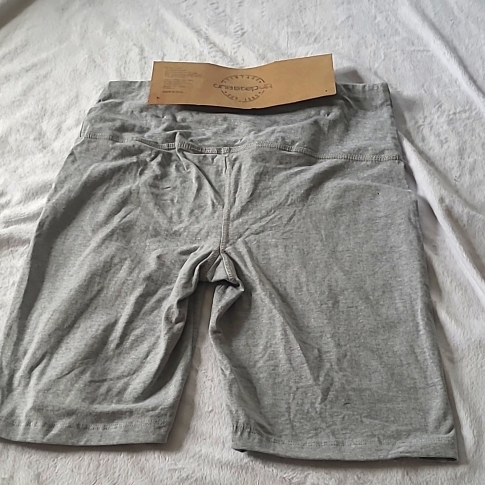 Grey Bike Shorts - Picture 2 of 4
